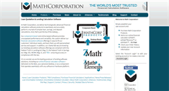 Desktop Screenshot of mathcorp.com