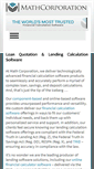 Mobile Screenshot of mathcorp.com